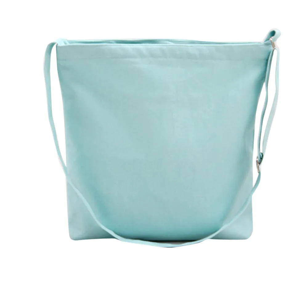 Mint Green Aelicy, модная женская Холщовая Сумка для покупок, сумка через плечо, сумка через плечо для женщин, сумка через плечо, bolsas feminina - Цвет: Mint Green