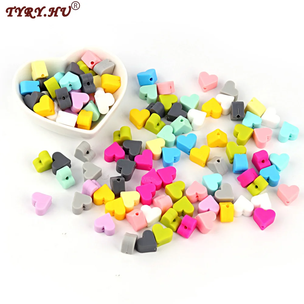 

Бусины для прорезывания зубов TYRY.HU, 100 шт., нетоксичные, 15 мм