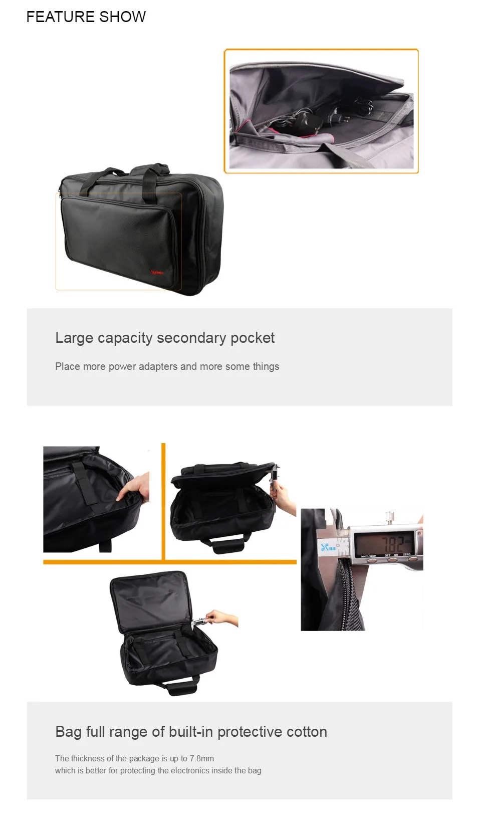 Сумка для педалборда с эффектом для 47X27 см/18,5X10,6 дюймов, новая 15 D