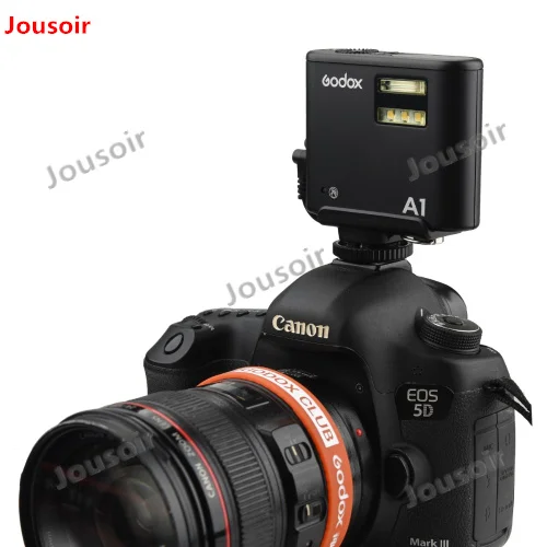 Godox A1 мобильный телефон Smart Flash Горячий башмак Кронштейн для камеры DSLR адаптер