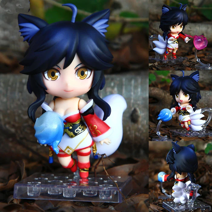 " 10 см Аниме Nendoroid Ahri 411 ПВХ фигурка коллекция игрушек куклы
