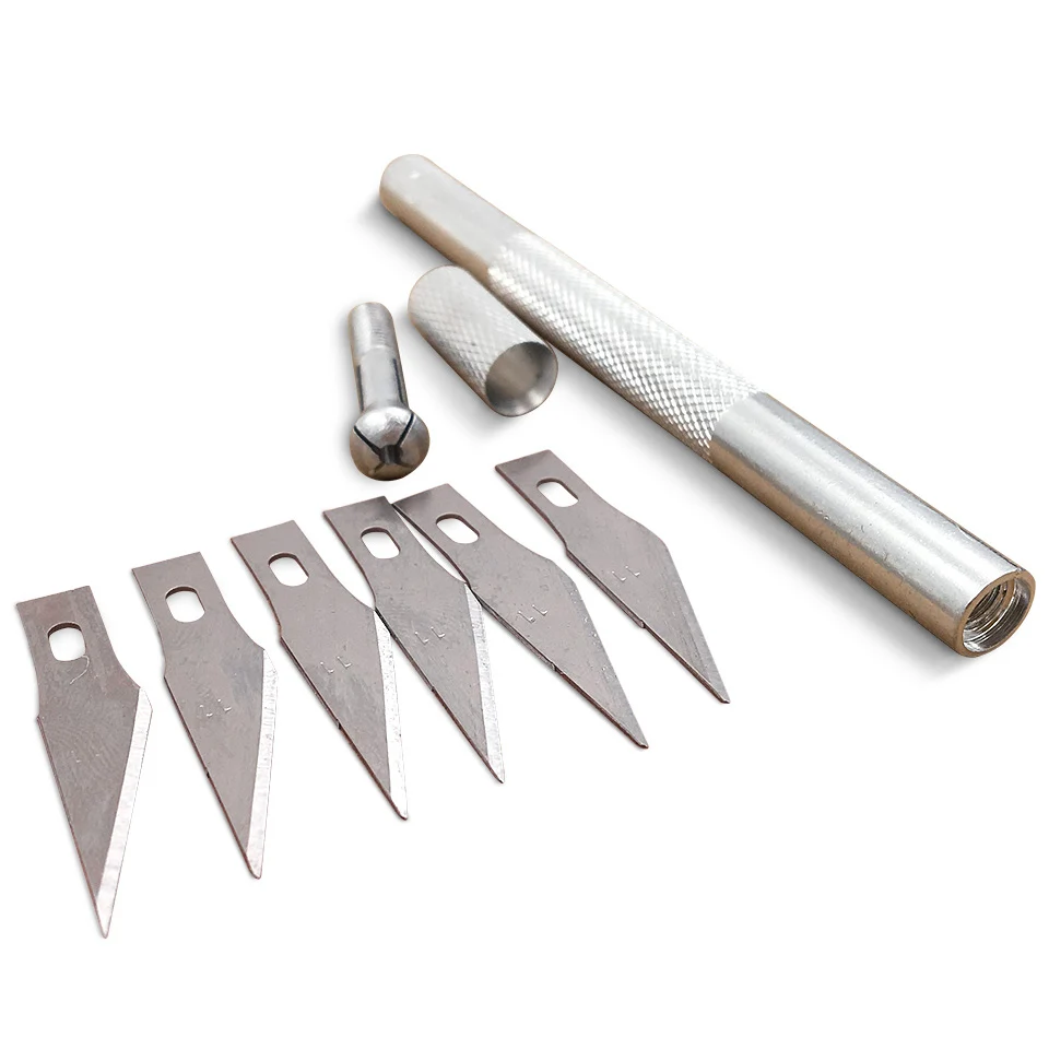 6 лезвия для резьбы по дереву режущий нож инструмент ремонта печатных плат с