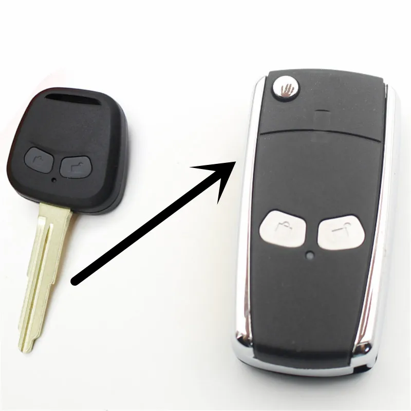 FLYBETTTER OEM заготовка с 2 кнопками модифицированный раскладной складной чехол для