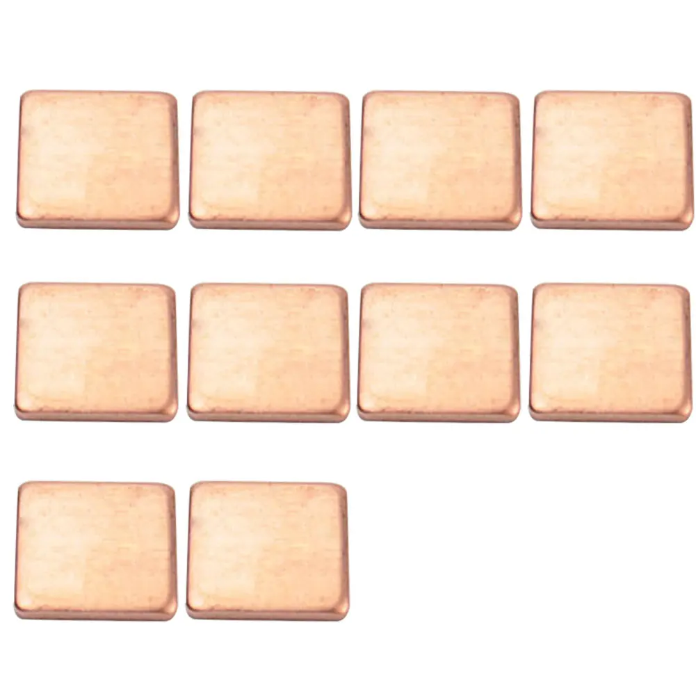 10 шт. теплоотвод кулер мини лист процессор gpu графика карты медная прокладка