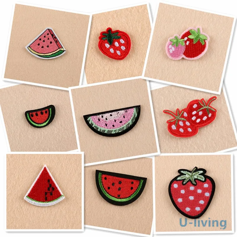1 шт. смесь нашивка с фруктами для одежды клеящиеся утюгом украшения пришить