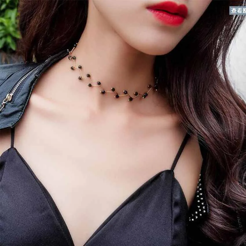 

RONGBIN 2019 New Fashion Jewelry Gold Color Multilayer Chain Imitation Pearls Necklaces For Women Wedding Bride Necklace