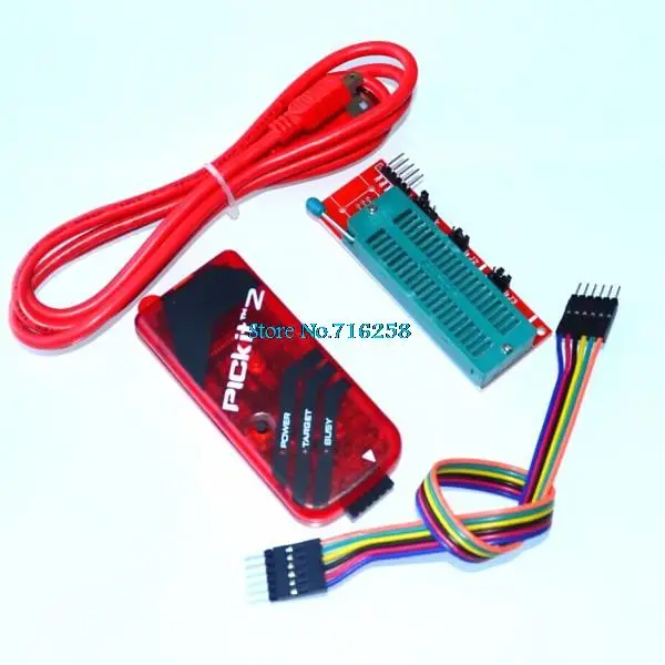 Программатор PICKIT2 + PIC ICD2 PICKit 2 PICKIT 3 программирующий адаптер универсальный