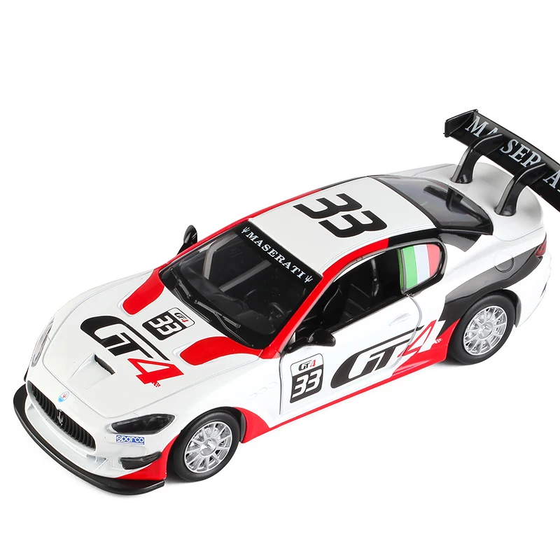 1:32 Maserati MC GT4 гоночный автомобиль литой под давлением сплав модель автомобиля звук