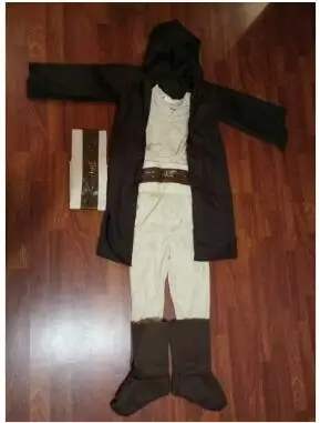 Hot Sale Boys Star Wars Deluxe Jedi Warrior Movie Character Cosplay Party Clothing Kids Fancy Halloween Purim Carnival Costumes |