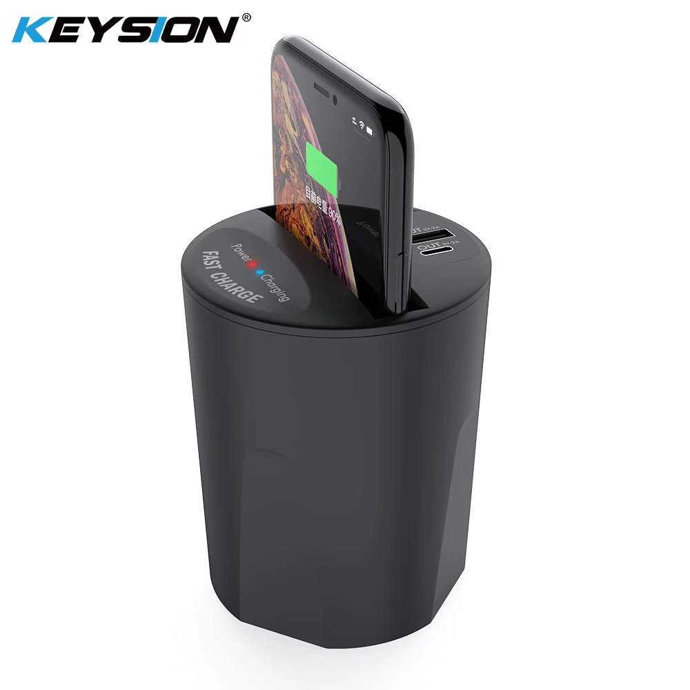 Беспроводное быстрое зарядное устройство KEYSION 10 Вт Qi для iPhone 11 Pro XS Max XR