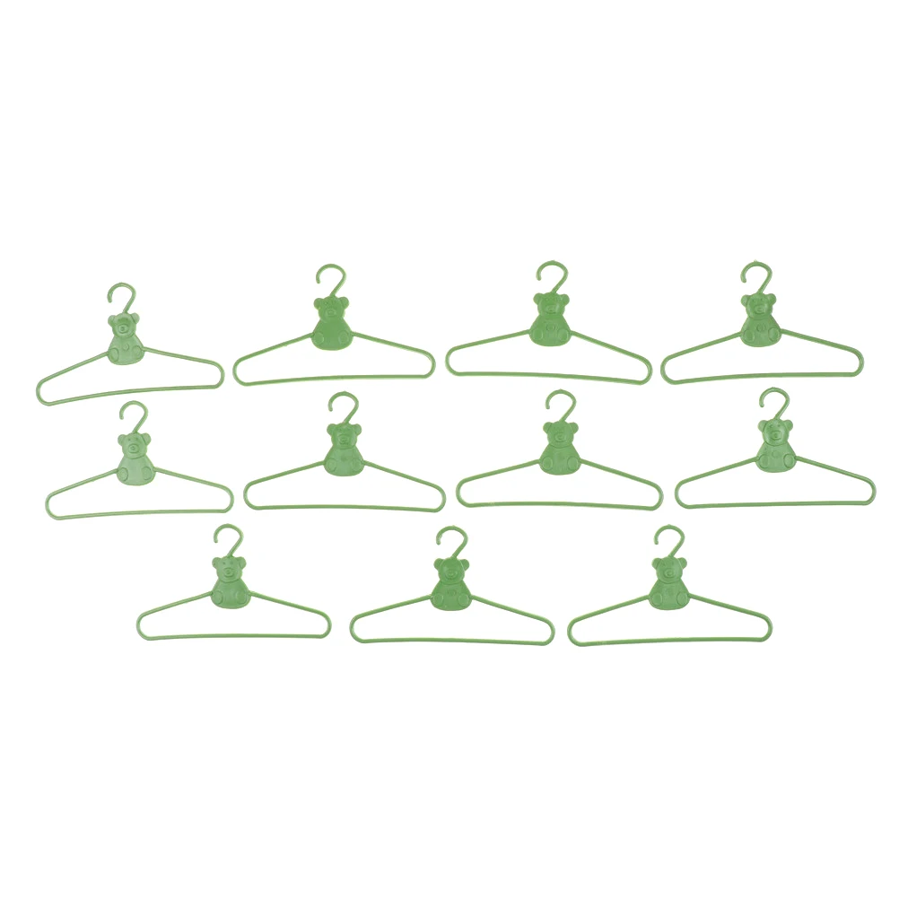 10 шт. пластиковые аксессуары для мини-одежды зеленого цвета | Игрушки и хобби