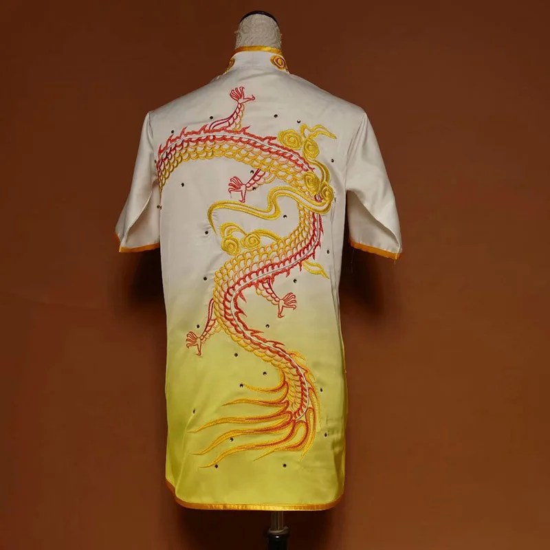 Wushu taichi одежда тайцзи changquan Униформа боевые искусства соревнования вышитые