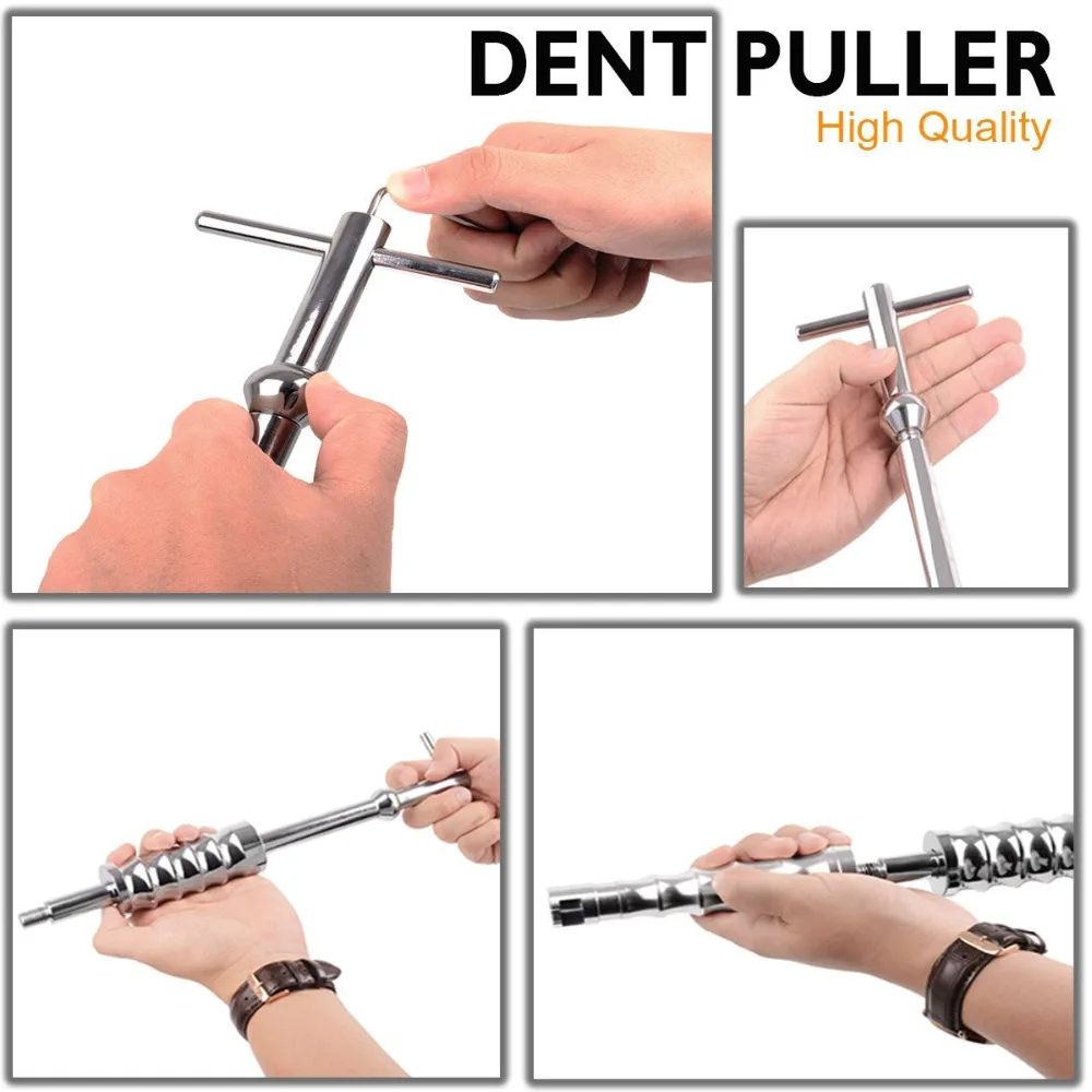 Инструменты для ремонта вмятин на автомобиле изогнутые разнообразные гибкие