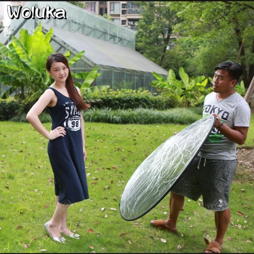 80cm five-in-one with handle reflector soft light silver gold white black oval CD50 T08 |