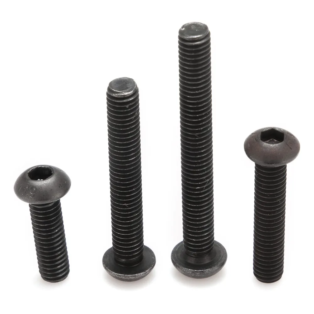 Винты из легированной стали с шестигранной головкой черные винты для крепления
