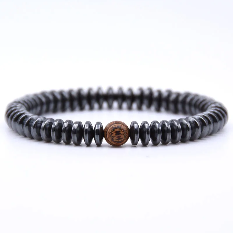 2018 новый модный прикольный браслет бисер терапия с помощью гематита здоровье и