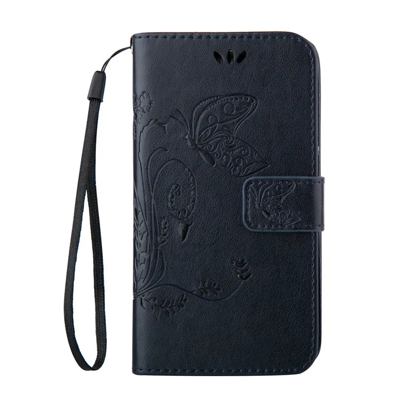 Royal Blue Крышка для samsung Galaxy S8 S9 A8 плюс j2Pro A3 A5 j3 j5 j7 чехол бабочки на магните кожаный Fundas P02F - Цвет: Royal Blue