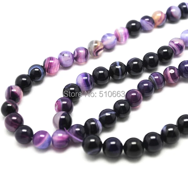 114 Pieces/Lot Nature Purple Lace Agatee Bead For Shambala Bracelet Making Charms Jewelry Size: 10mm | Украшения и аксессуары