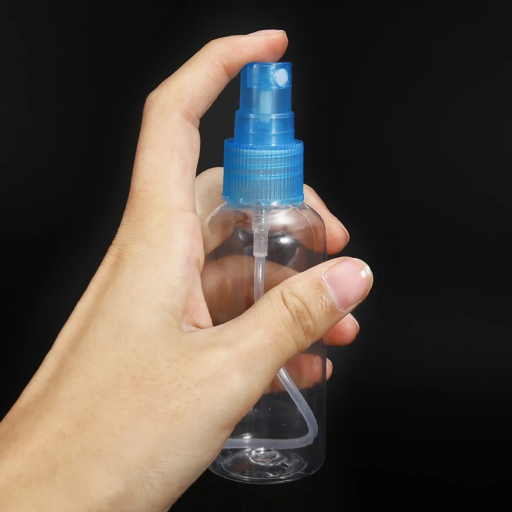 2 шт. 60 мл Прозрачный пустой распылитель бутылка для путешествий ПЭТ эфирное