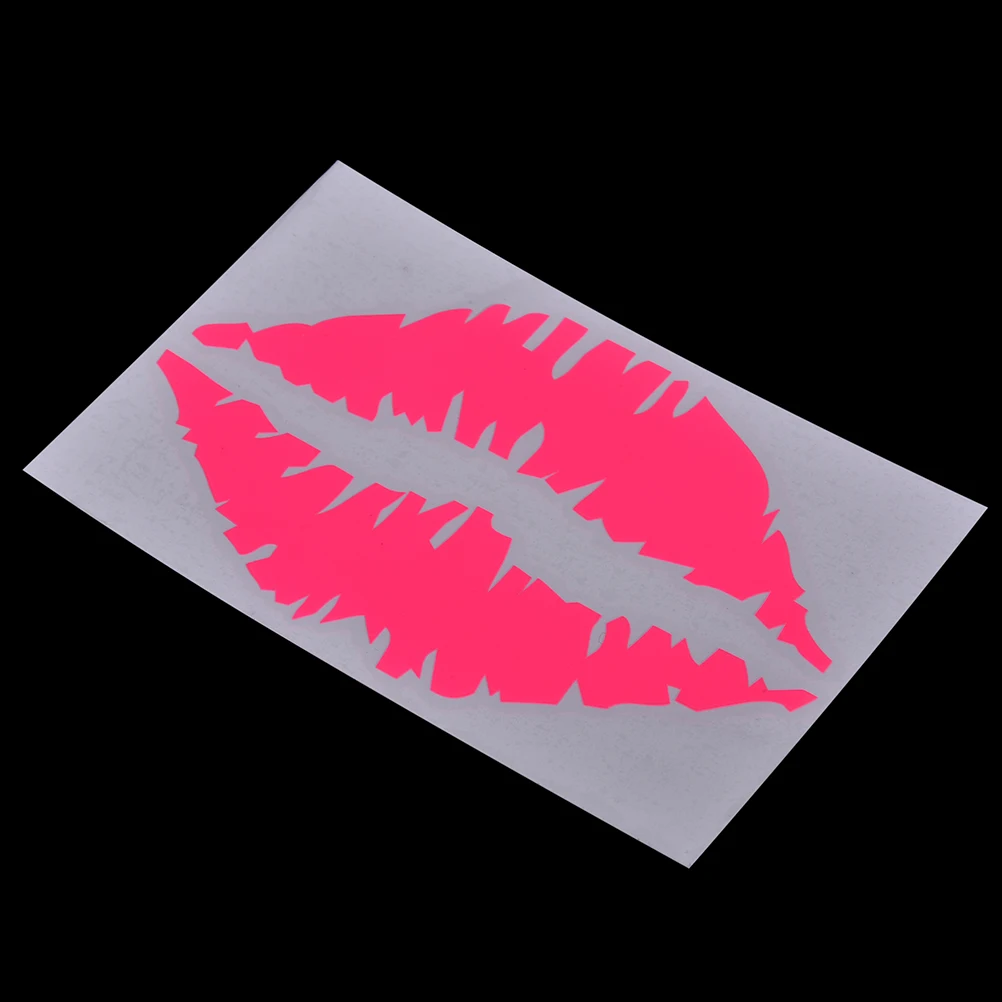 1 шт. пикантные розовые губы автомобиля двигатель Стикеры Декор аксессуар