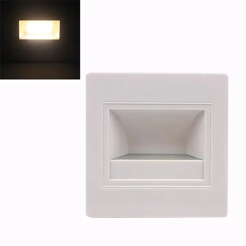 4 цвета 85 265 в 0 6 Вт светодиодная настенная лампа Footlight Светильники для крыльца