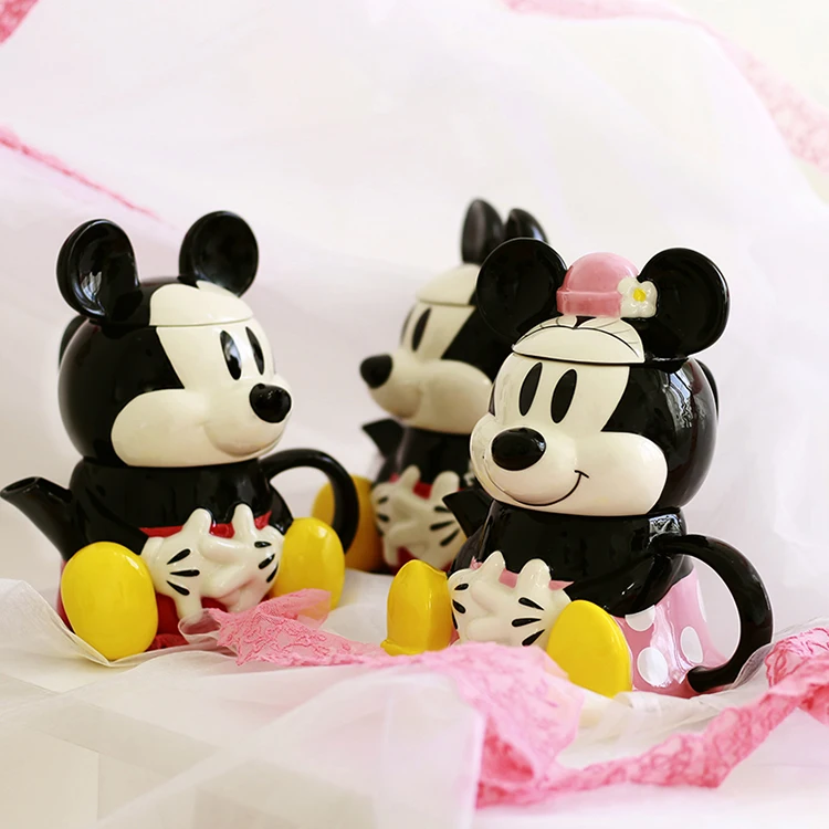 Забавный набор керамических чайников с Микки Маусом из мультфильма 1 горшок и