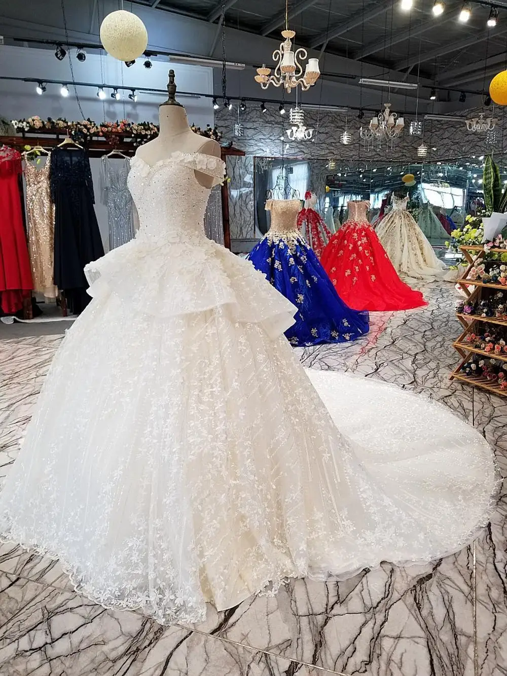 37741 сексуальное свадебное платье из муслина облегающее Пышное Бальное Платье с