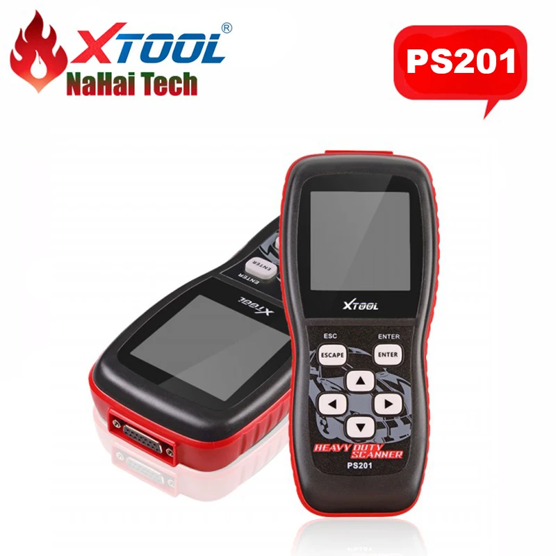 100% Оригинальный считыватель кодов Xtool PS201 для тяжелых грузовиков OBDII/EOBD/CANBUS