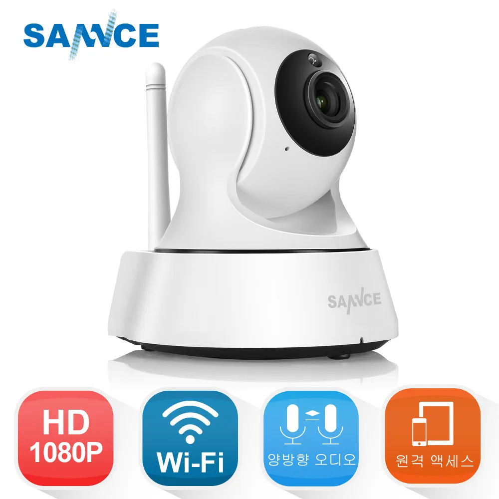 SANNCE 1080P HD Беспроводная IP камера 2 0 МП домашняя безопасности Wi Fi CCTV видеонаблюдения