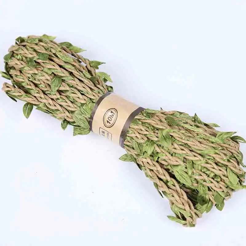 G1-5 Natural Новинка 5 м DIY прибытие лист веревочные натуральный Hessian джутовый шпагат веревка Мешковина ленты DIY ремесло Винтаж для дома Свадебная вечеринка Декор - Цвет: G1-5 Natural