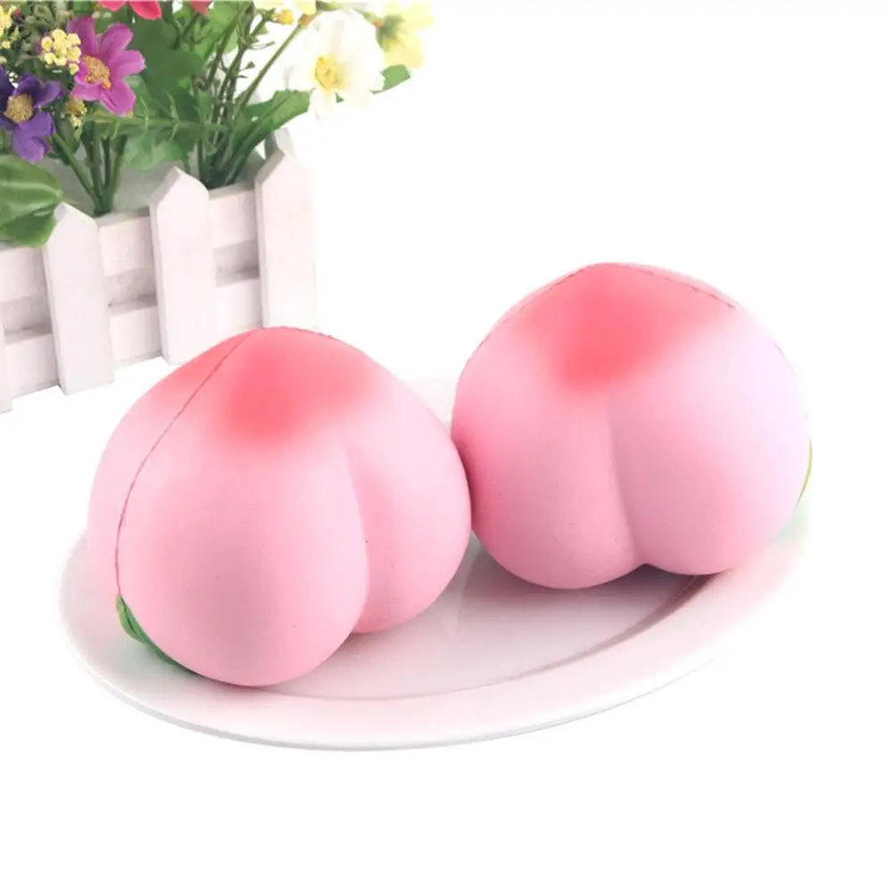 

RCtown Peach Squishy Slow Rising Jumbo 10CM Cream Scented Bread Cake Kids Toy Xmas Gift Cute Sweet zk 25