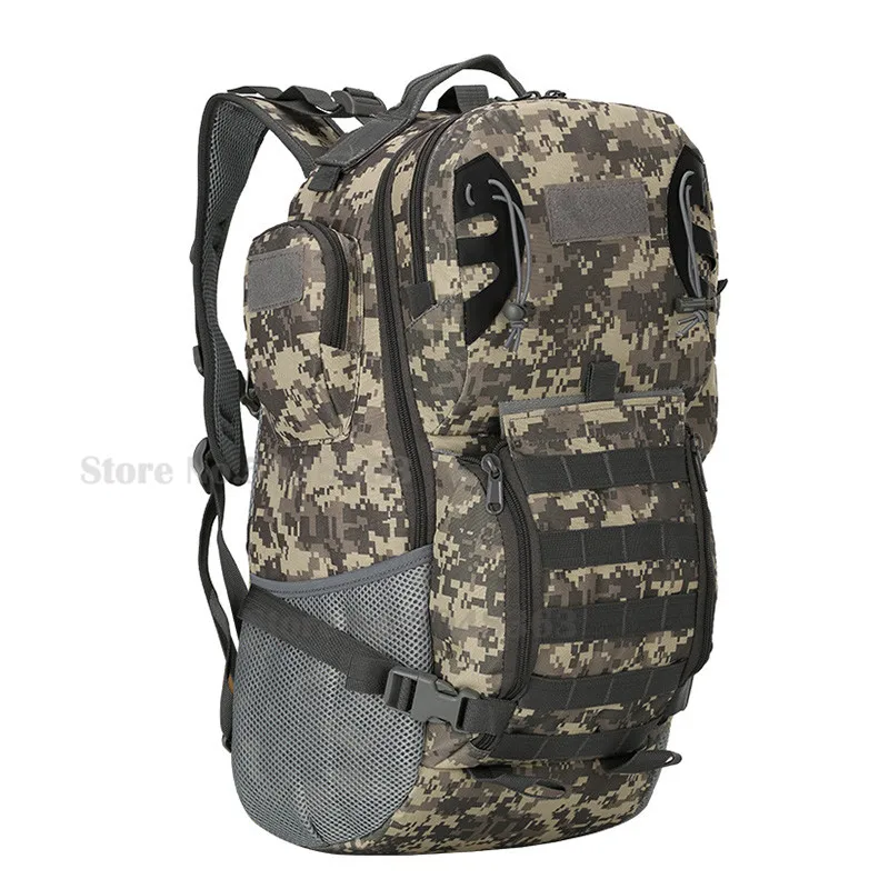 45L Тактический Большой Вместительный Рюкзак Molle военный рюкзак камуфляжный