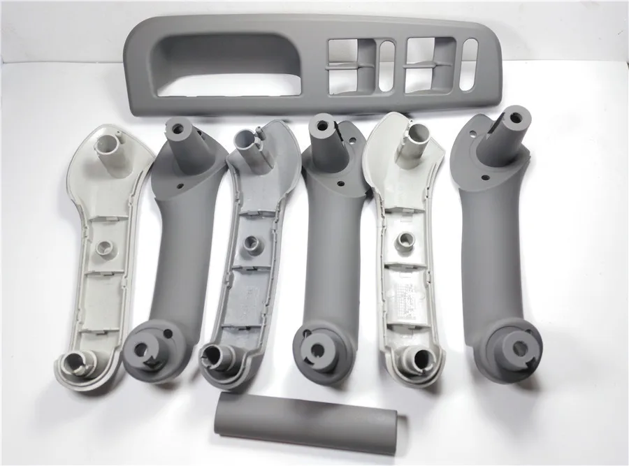 Набор из 8 шт. серая внутренняя дверная ручка бесплатная доставка для Volkswagen Jetta Bora