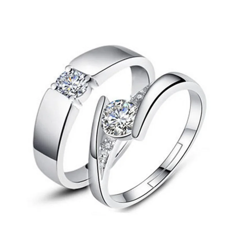 Регулируемые кольца для пар Anello Uomo Nuevos Anillos Alianca De Compromisso 2 шт. | Украшения и