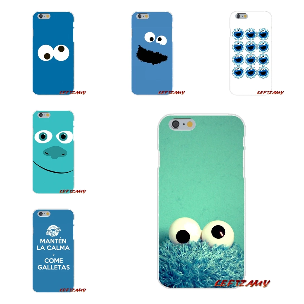 Аксессуары телефон кожного покрова Забавный Мультфильм cookie monster Для Сяо mi