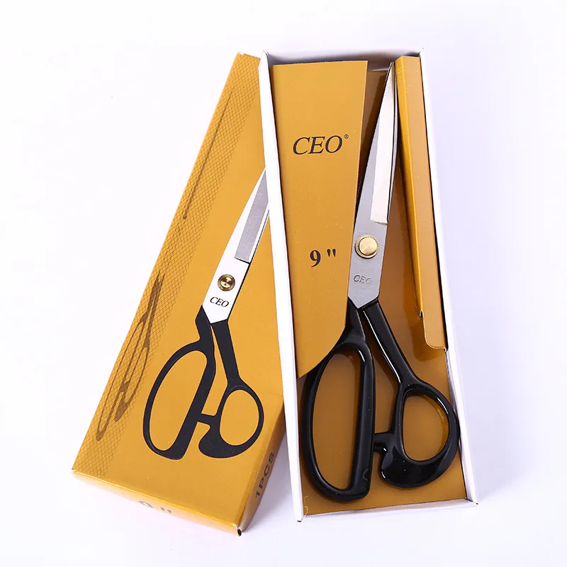 2018 9inchs High Quality 1PC Tailor's Suits scissors Black Sewing Scissor Cut professional tailorModern Multifunctional | Дом и сад