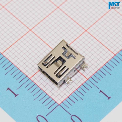 100 шт. 5 контактов P SMD мини USB гнездовой разъем разъем|socket connector|pin connectorplug socket connector |