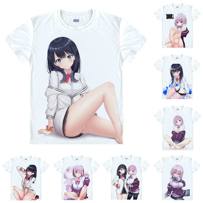 Rikka Takarada Shinjo Akane Denkou Choujin Gridman футболка SSSS. GRIDMAN Мужская Повседневная футболка премиум-класса футболки с коротким рукавом