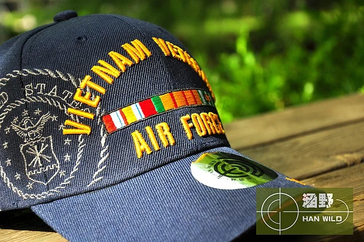 Бренд Повседневное WW2 Вьетнам Винтаж хлопок Gorras памятные Air армейские кепки Snapback Письмо Тактическая бейсболка армии США Шапки