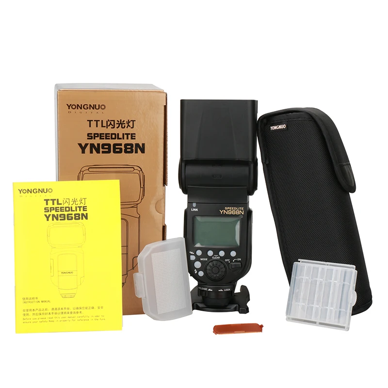 YONGNUO YN968N Беспроводной Вспышка Speedlite ttl 1/8000 оснащен светодио дный свет для цифровых