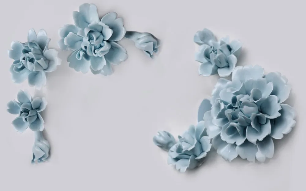 

Factory diret sale 3D Window Curtains For Bedding room Relief flower Home Decoration 3d curtains