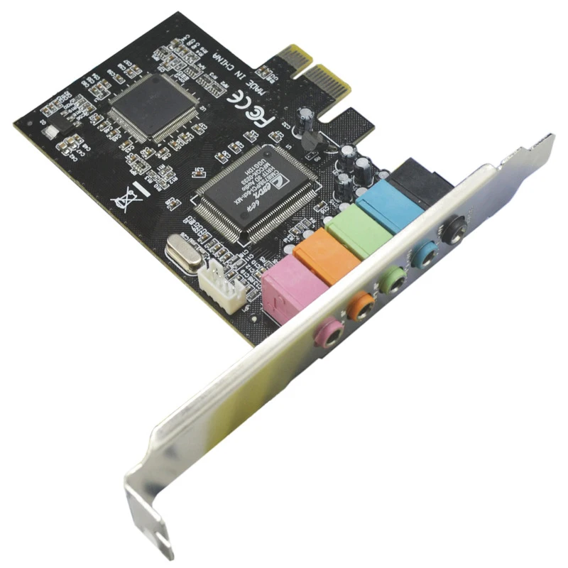PCI Звуковая карта HD 5.1CH стерео объемный звук компьютерная аудио карта для караоке ОК сеть K песня с короткой перегородкой