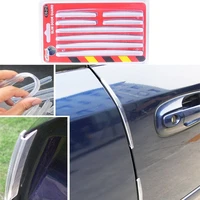 8pcsset auto car door guard edge corner bumper guards buffer trim molding styling scratch protection strip car door crash bar