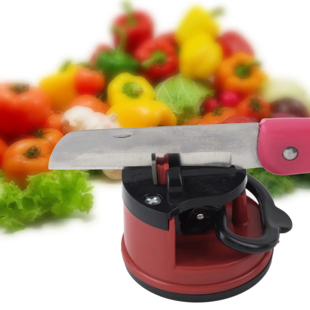1pcs Knife Sharpener Scissors Grinder Secure Suction Chef Pad Kitchen Sharpening Tool hot! YKS | Дом и сад
