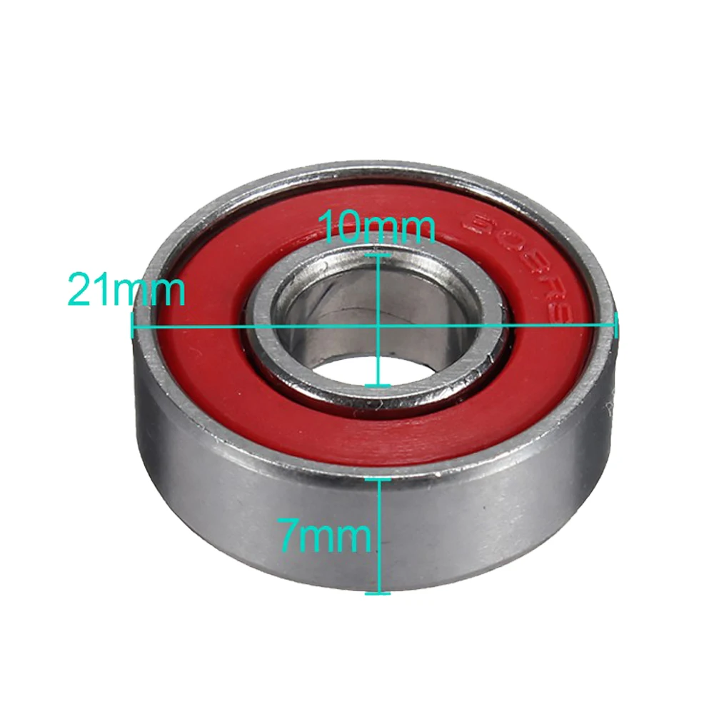 Maxfind быстро 608 2RS abec 16 роликовых коньках Подшипники 2.1x2.1x0.7 см в металлической