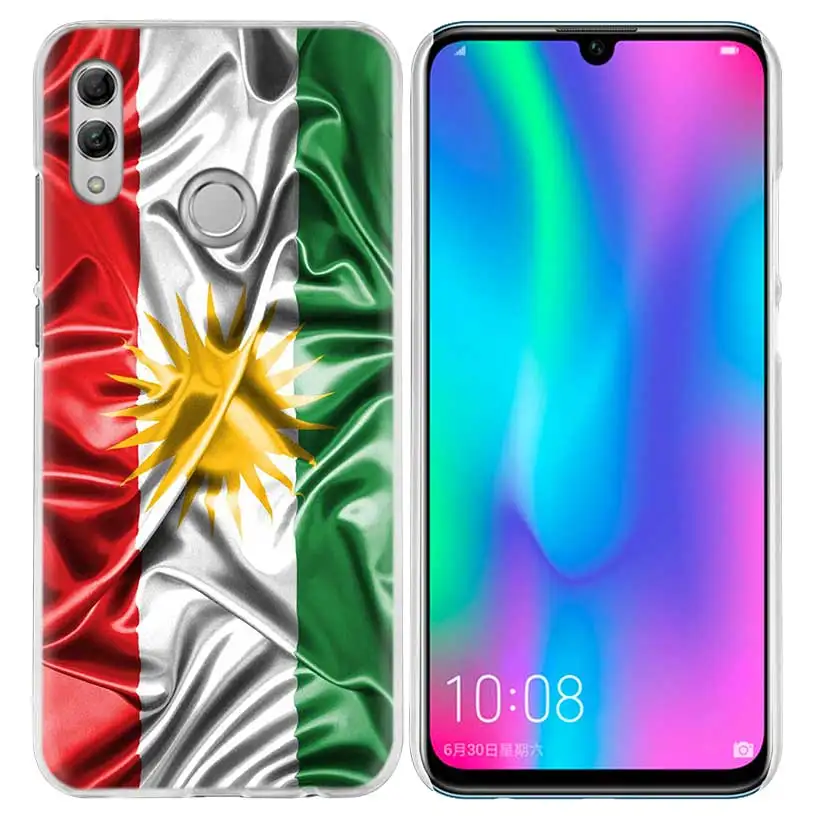 Курдистана чехол с флагом для huawei Honor 8X Y9 9 10 Lite Play 7C 8C 8S 8A фотоаппаратов моментальной печати 7S 7A Pro V20 20i Y6 Y7 Y5 жесткий чехол из ПК для телефона Coque - Цвет: 04
