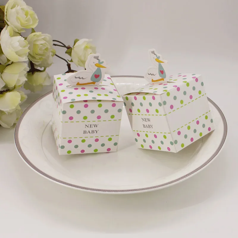 50 шт./лот милая утка новинка детская коробка для конфет сделай сам доставка