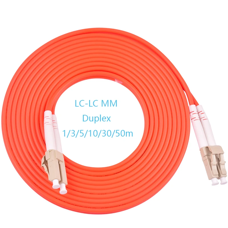 10 штук упак. LC/UPC-LC/UPC Muliti mode мм дуплексная волоконно-оптическая Перемычка