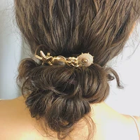 2019 hot sale women girls elegant alloy summer shell hair clips barrettes hairpins female hair styling accessories f011