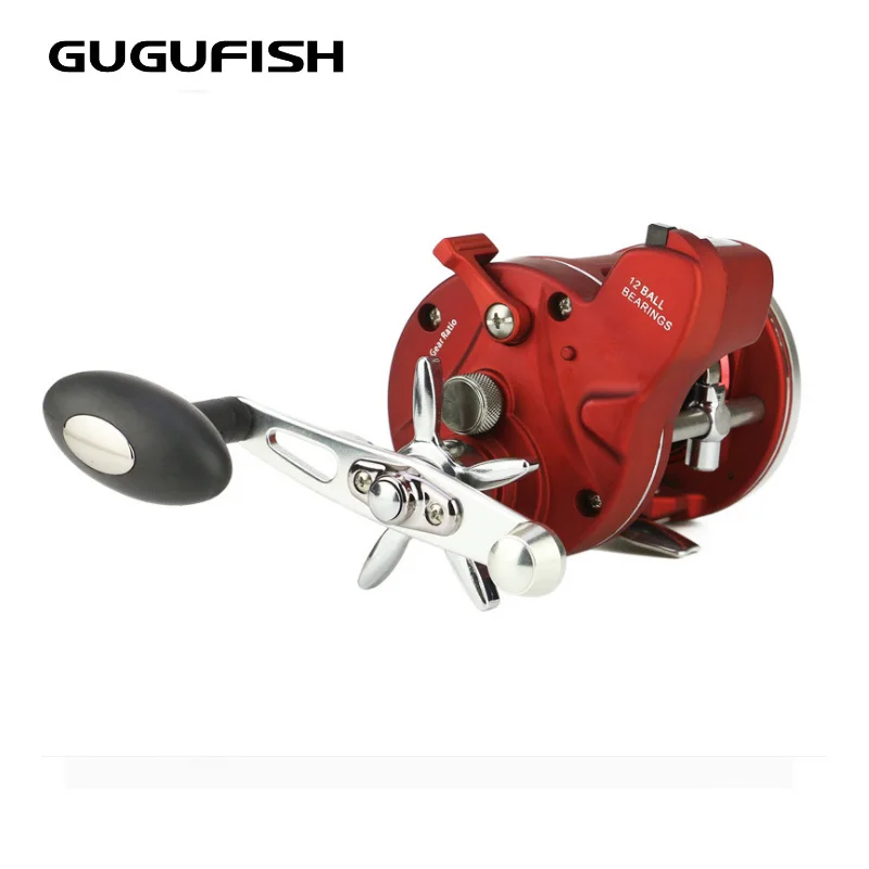 Рыболовная катушка GUGUFISH с 12 шариковыми подшипниками левый/правый